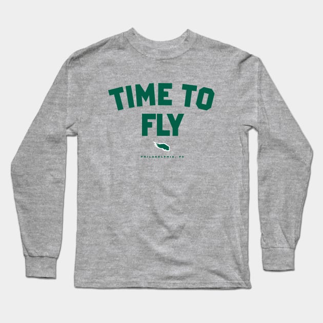 Time To Fly ALT Long Sleeve T-Shirt by Center City Threads